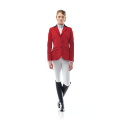 Lightweight Jersey Zip Womens Competition Jacket- TERRACOTTA
