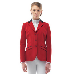 Lightweight Jersey Zip Womens Competition Jacket- TERRACOTTA