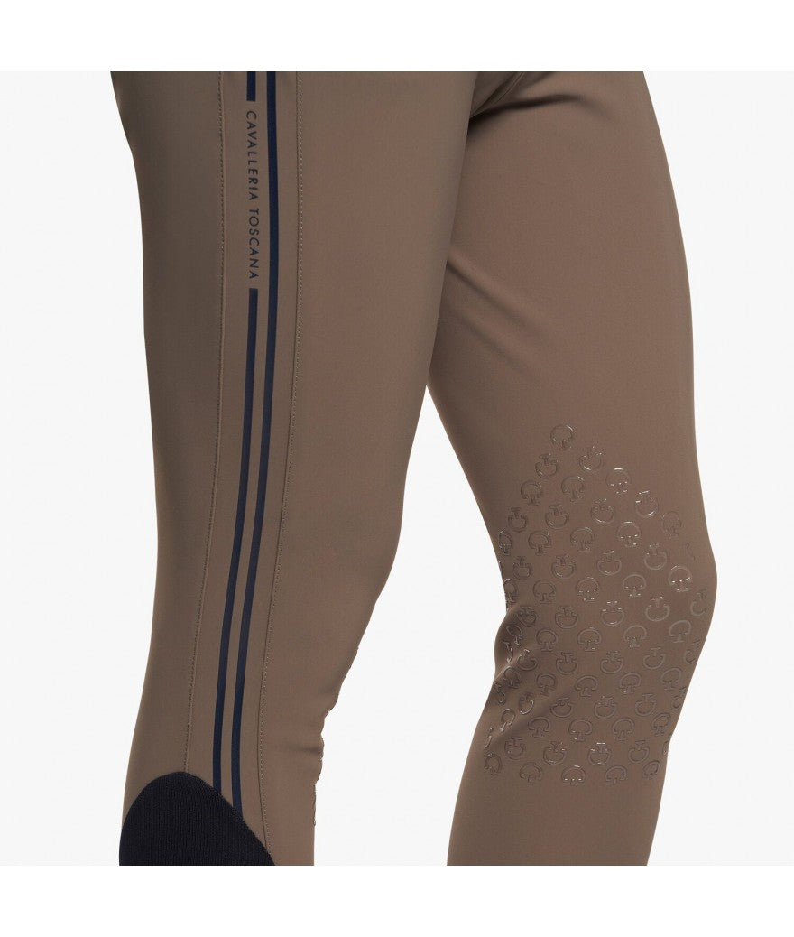 CT Embossed Silicone Stripe Men's Riding Breeches