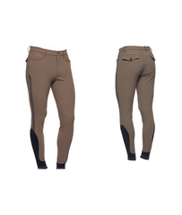 CT Embossed Silicone Stripe Men's Riding Breeches