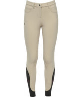 Cavalleria Toscana Girl's Color Grip Breeches - Beige
