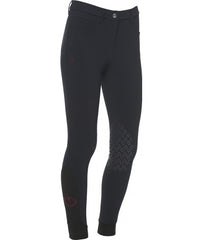 Cavalleria Toscana Girl's Color Grip Breeches - Navy