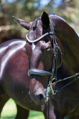 Lumiere 'Madeline' Luxury Leather Bridle (Double) (Includes Reins)