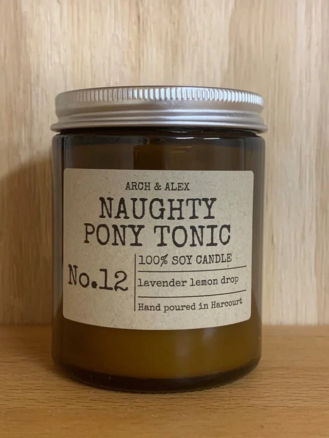 Soy Candle - No.12 Naughty Pony Tonic (Lavender Martini)