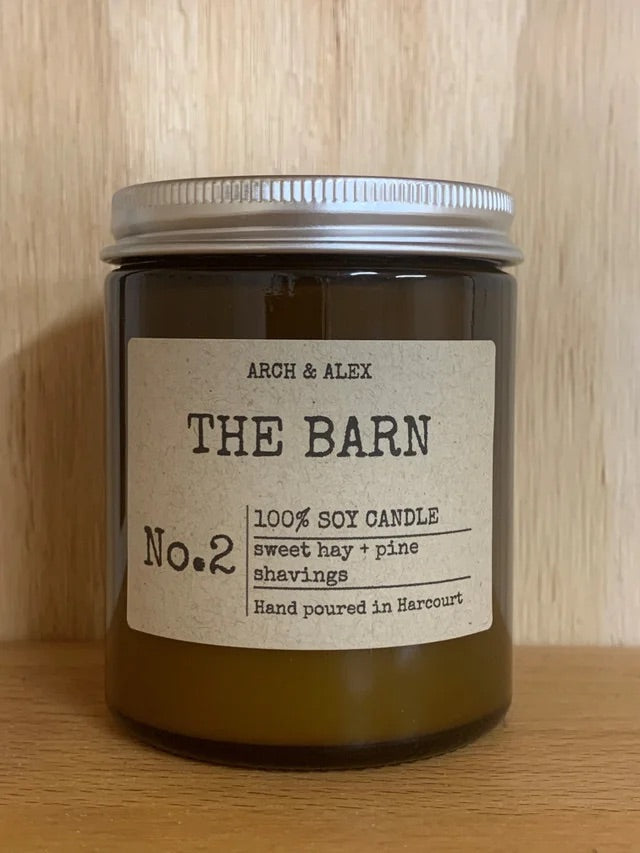 Soy Candle - No.2 The Barn (Sweet Hay + Pine Shavings)