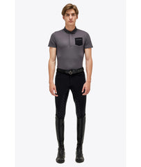 CT Men's Jersey Piqué S/S Training Polo w/ Perforated Pocket