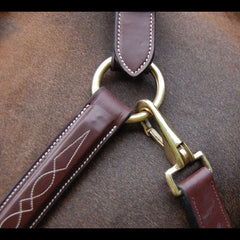 Dy'on D Collection Leather Head Collar Fancy