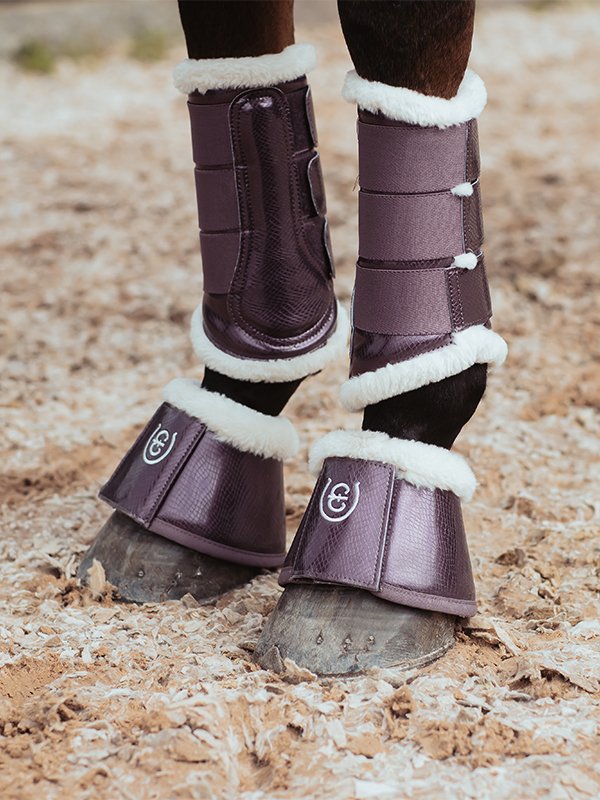 Orchid Bloom Bell Boots For Horses