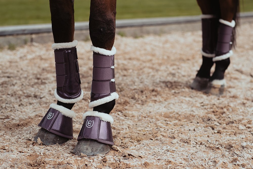 Orchid Bloom Bell Boots For Horses