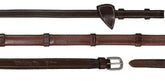 Working by Dy'on 1/2 Rubber Reins With 7 Leather Loops