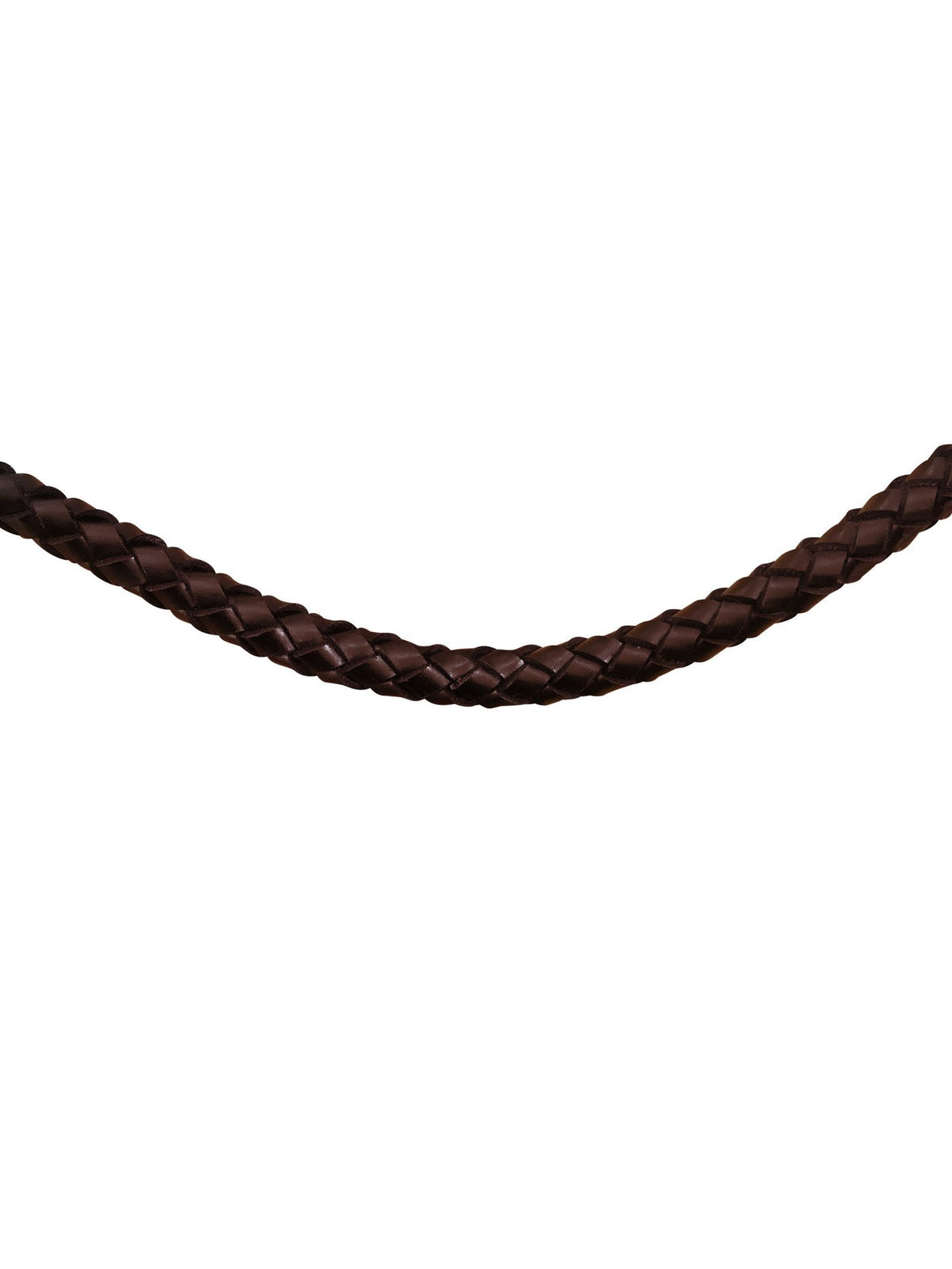 Lumiere Plaited and Rolled Browband - Brown