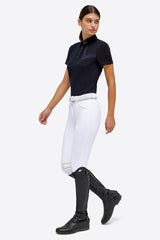 RG Women's S/S Jersey Training Polo with Navy Buttons