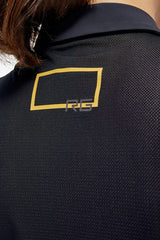 RG Women's S/S Jersey Training Polo with Navy Buttons