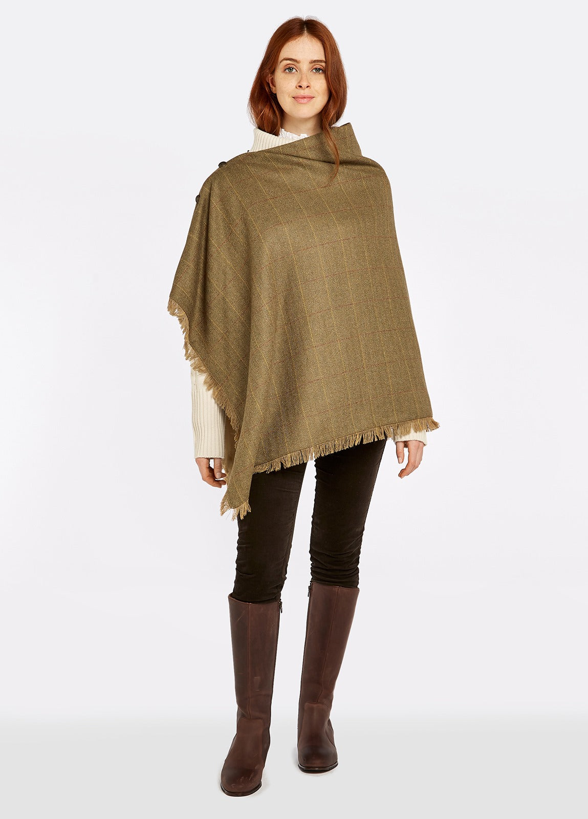 Dubarry Hazelwood Tweed Poncho