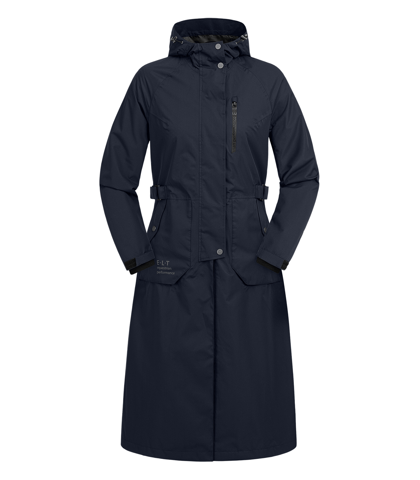 ELT Fehmarn Long Riding Raincoat Night Blue