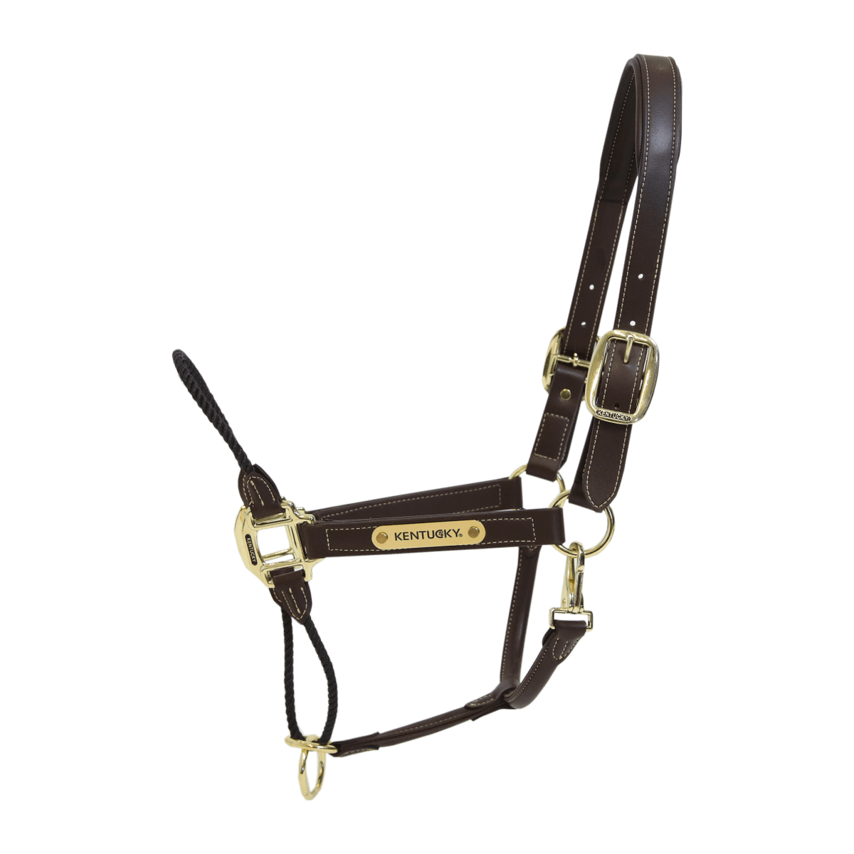 Kentucky Horsewear Leather Rope Halter