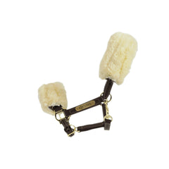 Kentucky Horsewear Leather Halter Sheepskin