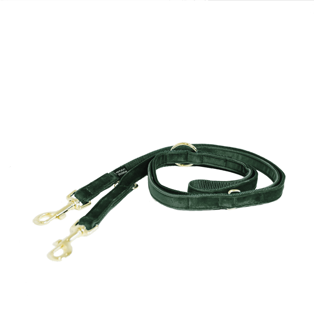 Kentucky Horsewear Dog Lead Velvet Black Size S