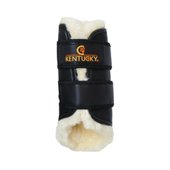 Kentucky Horsewear Brushing Boots Leather Hind