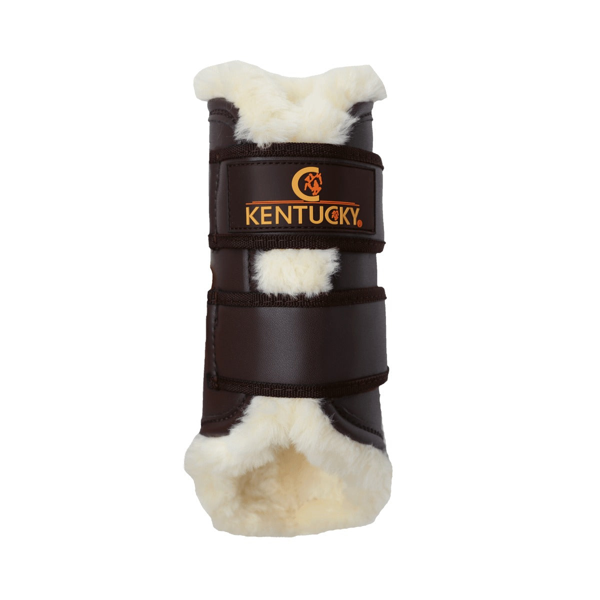 Kentucky Horsewear Brushing Boots Leather Hind