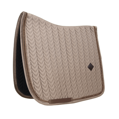 Kentucky Horsewear Saddle Pad Velvet Pearls Dressage