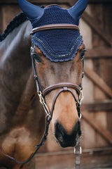 Kentucky Horsewear Fly Veil Wellington Stone & Pearl