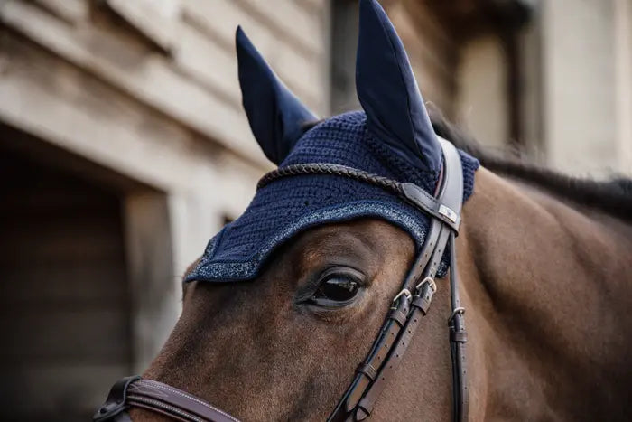 Kentucky Horsewear Fly Veil Wellington Glitter Stone