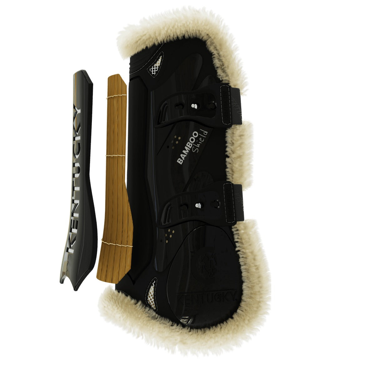 Kentucky Horsewear Vegan Sheepskin Tendon Boots Bamboo Elastic