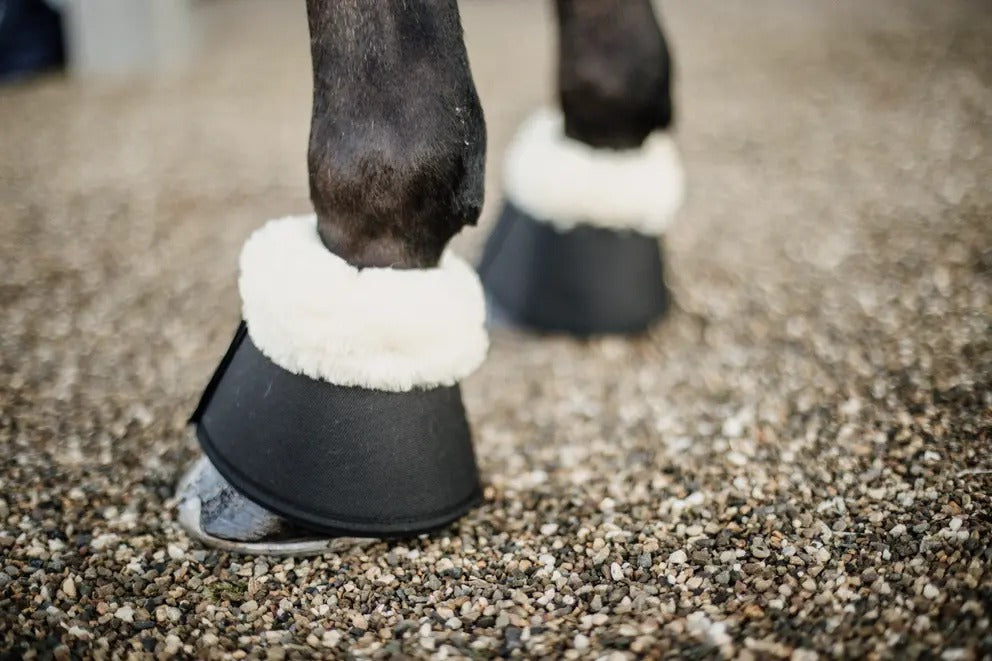 Kentucky Horsewear Sheepskin Overreach Boots Solimbra