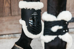 Kentucky Horsewear Vegan Sheepskin Fetlock Boots Elastic
