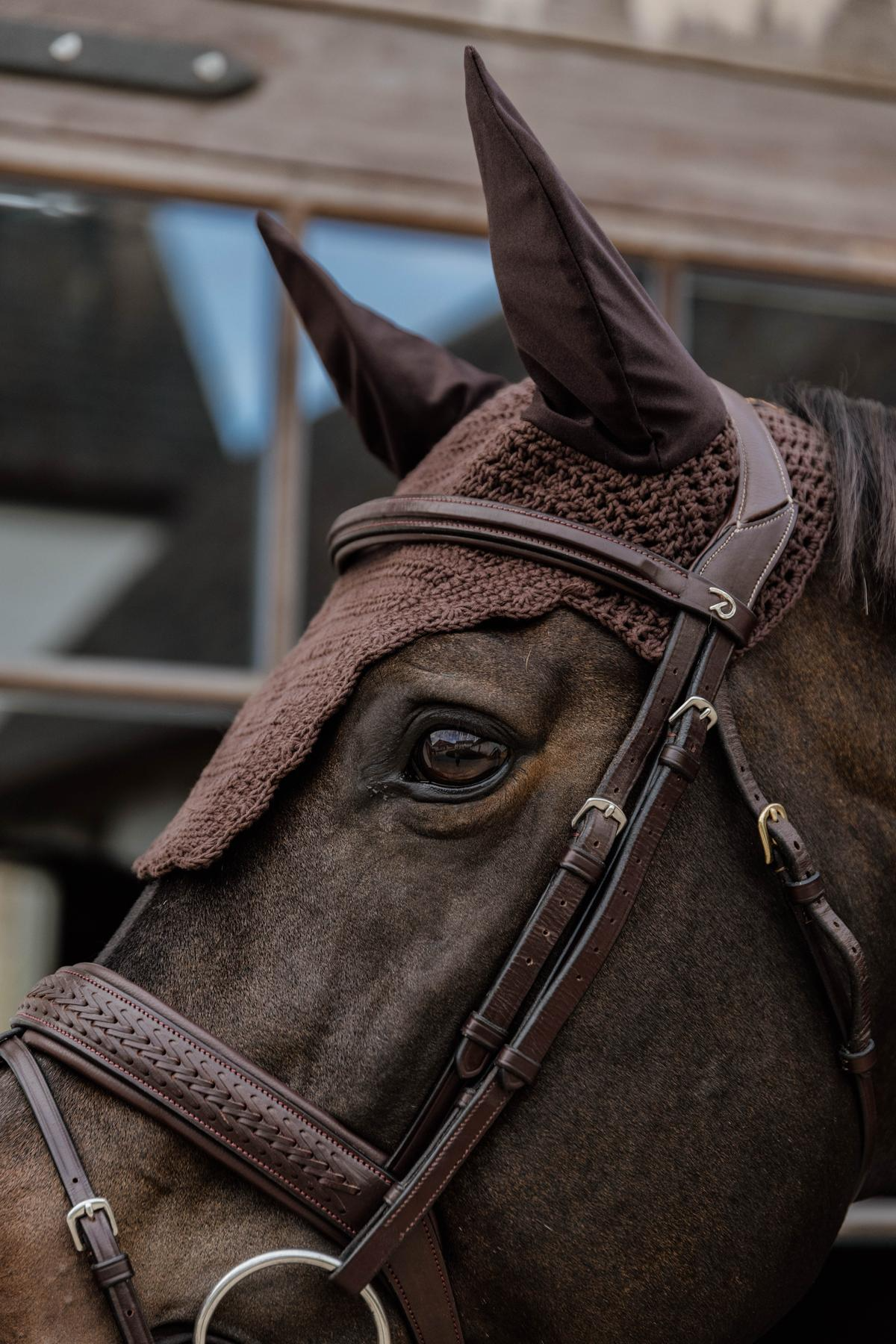 Kentucky Horsewear Fly Veil Wellington Wave
