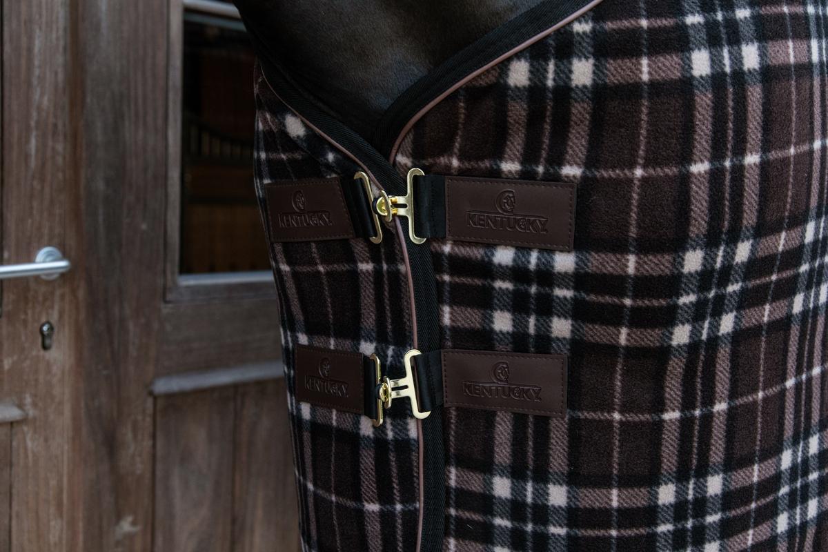 Kentucky Horsewear Fleece Rug Heavy Check Printing