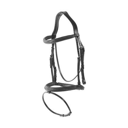 Dy'on New English Collection Plaited Flash Noseband Bridle