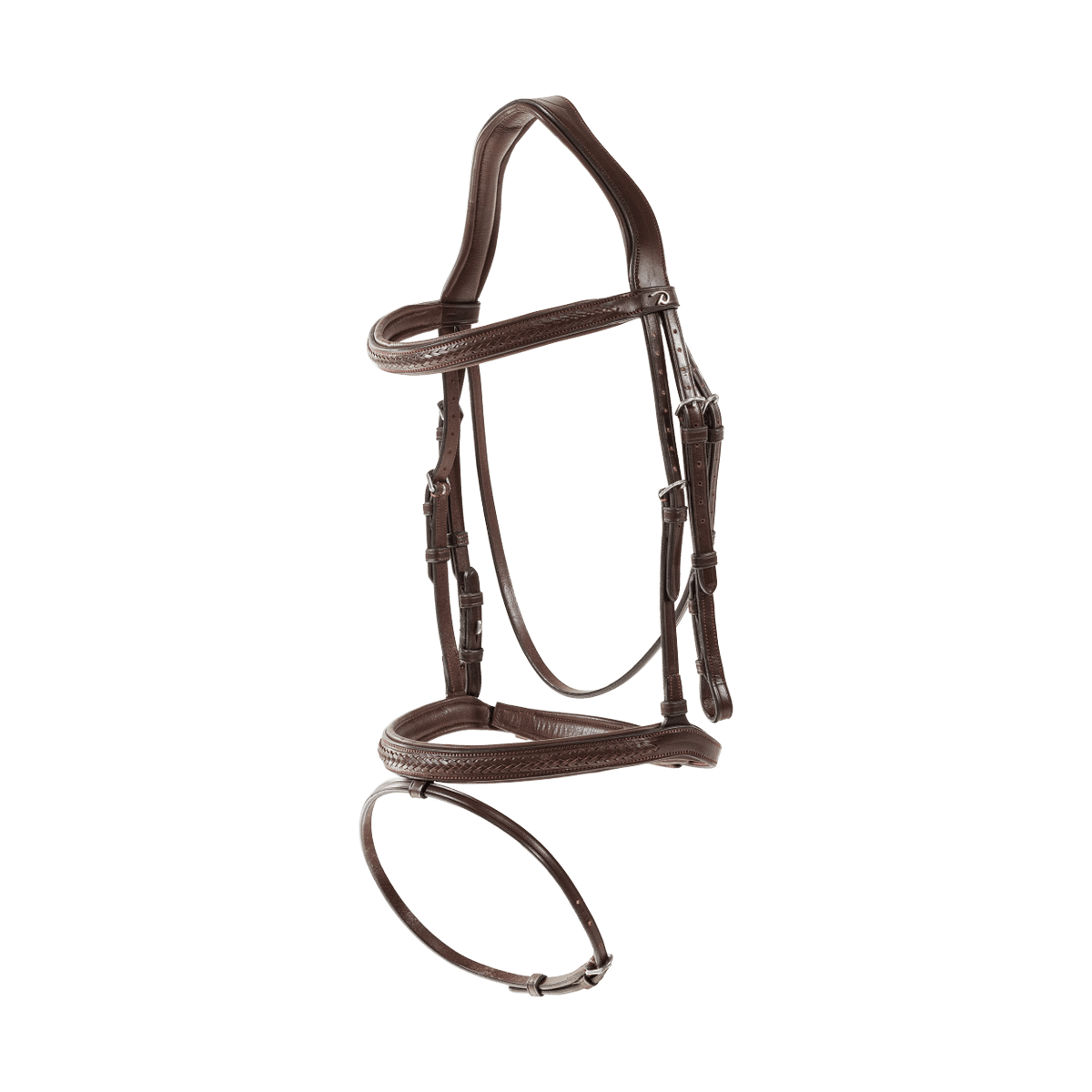 Dy'on New English Collection Plaited Flash Noseband Bridle