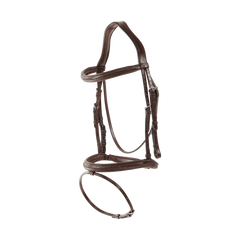 Dy'on New English Collection Plaited Flash Noseband Bridle
