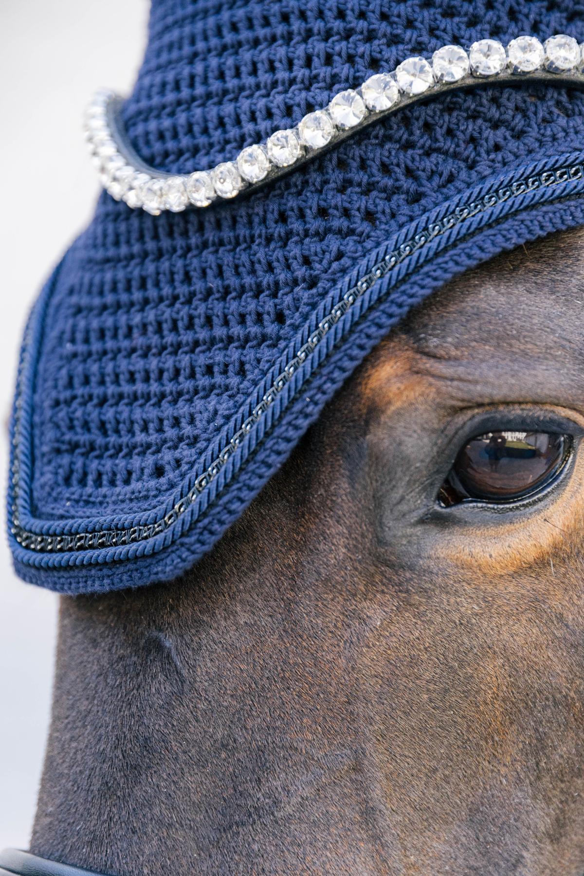 Kentucky Horsewear Fly Veil Wellington Metal Chain