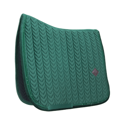 Kentucky Horsewear Saddle Pad Velvet Pearls Dressage