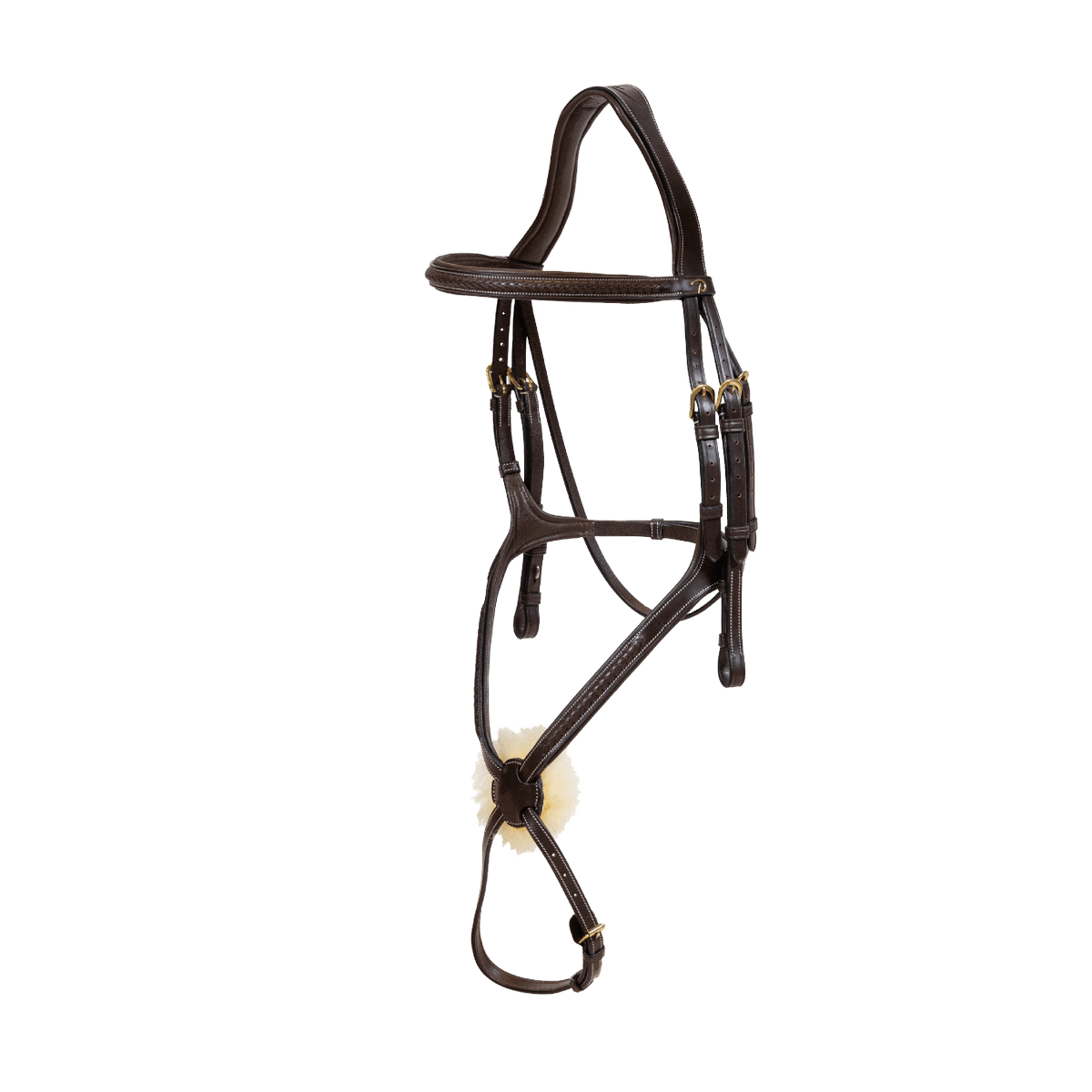 Dy'on D Collection Plaited Figure 8 Noseband Bridle