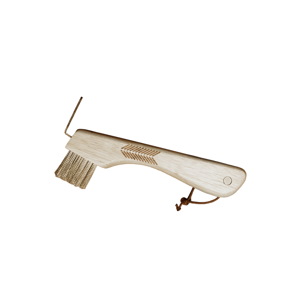 Grooming Deluxe Hoof Pick With Metal Bristle & Magnet