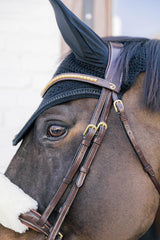 Kentucky Horsewear Fly Veil Wellington Metal Chain