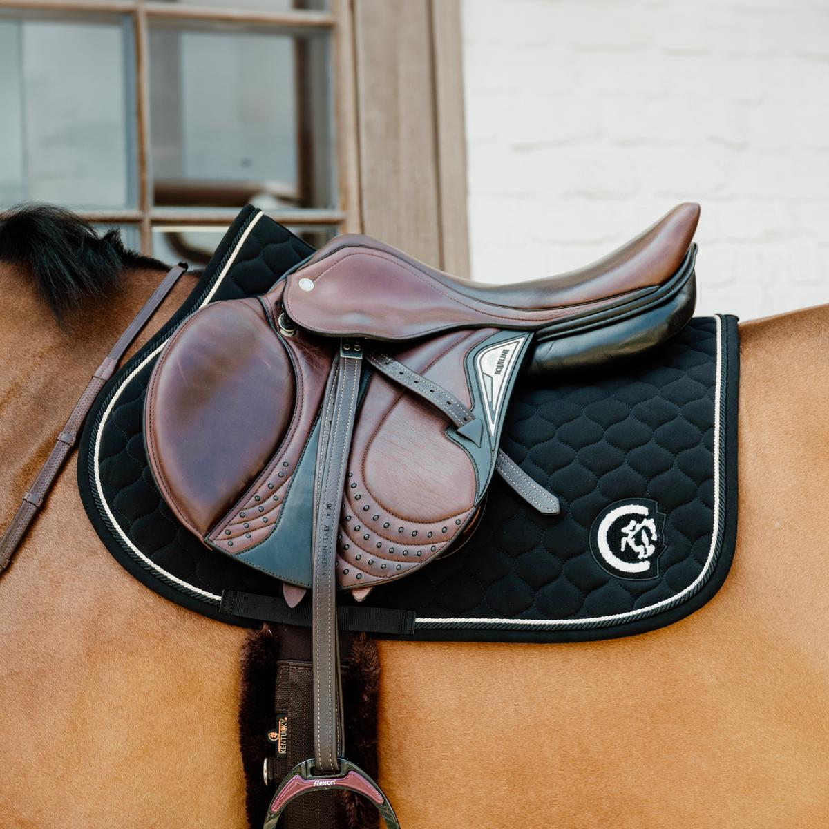 Kentucky Horsewear Saddle Pad 3D Logo Onion Quilt Jumping