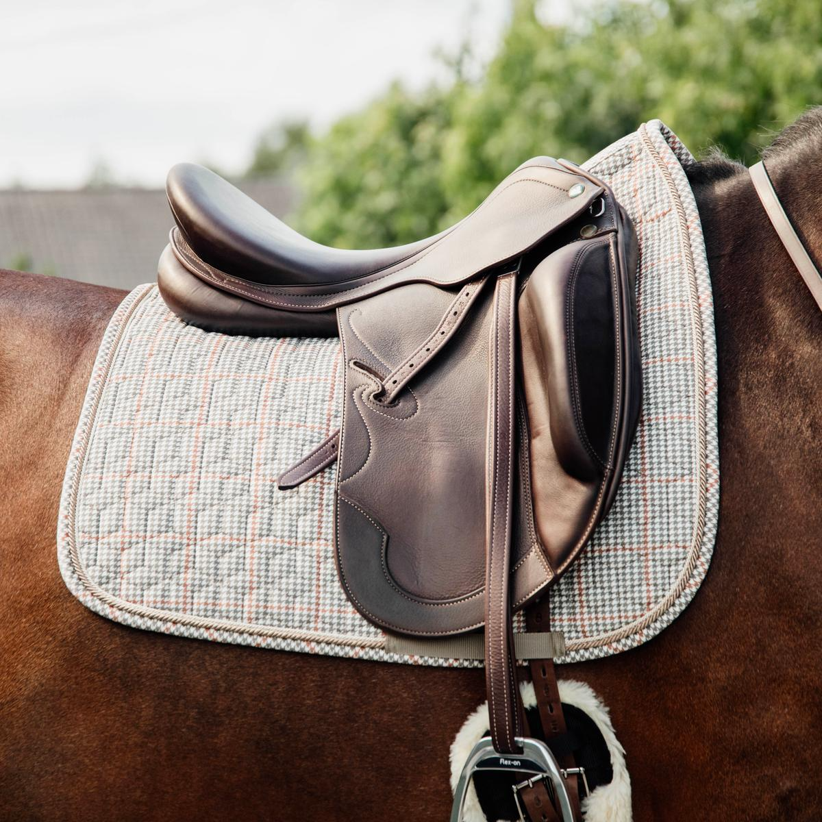 Kentucky Horsewear Saddle Pad Pied De Poule Dressage