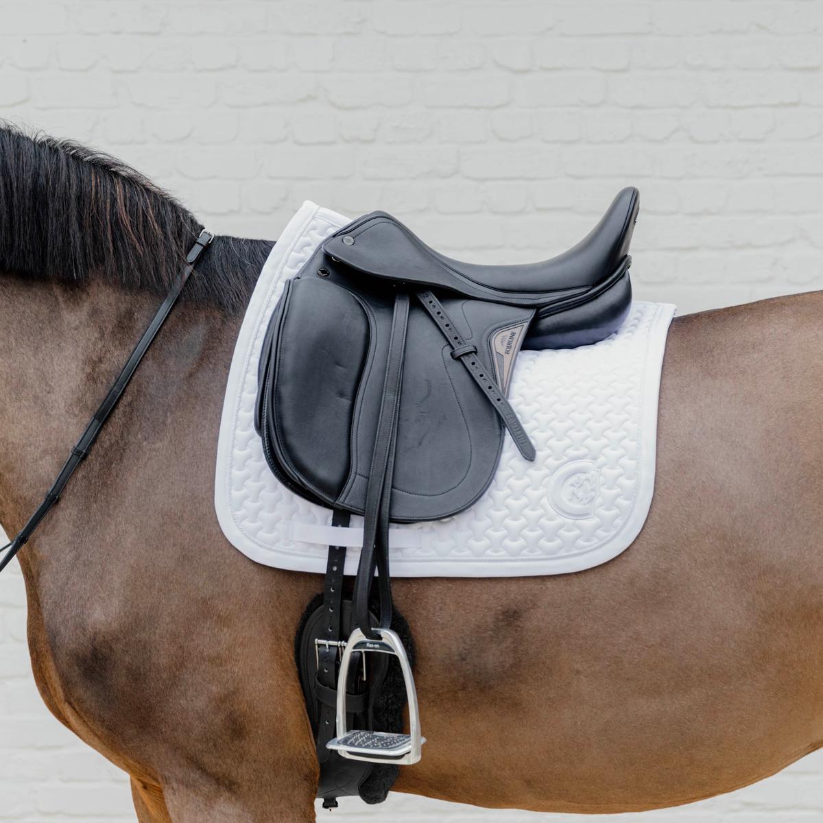 Kentucky Horsewear Saddle Pad Plaited 3D Logo Dressage