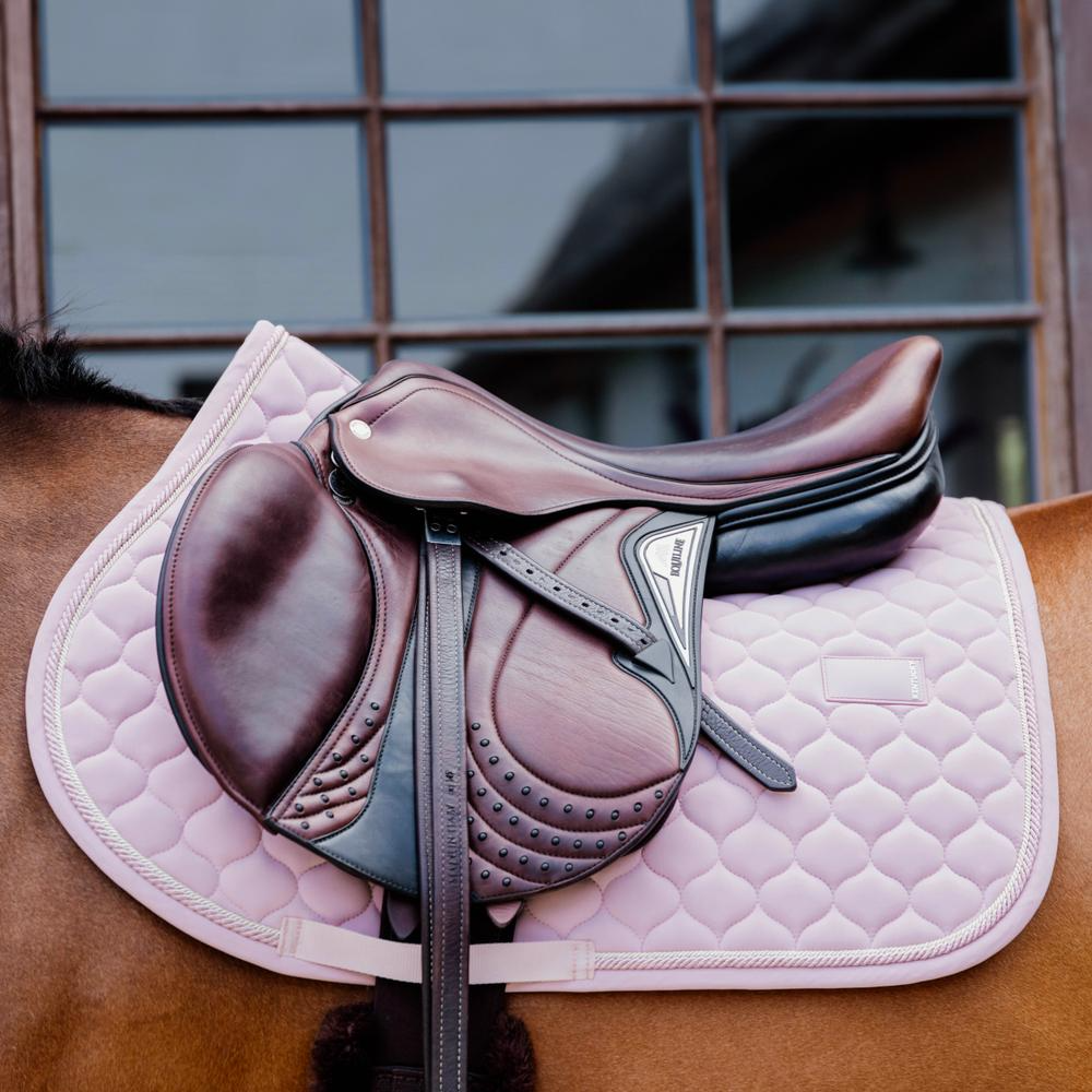 Kentucky Horsewear Saddle Pad Onion Quilt Rubber Logo Jumping