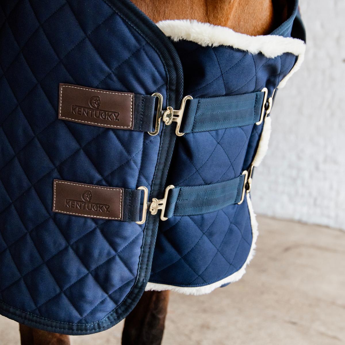 Kentucky Horsewear Quilted Chest Expander Vegan Sheepskin