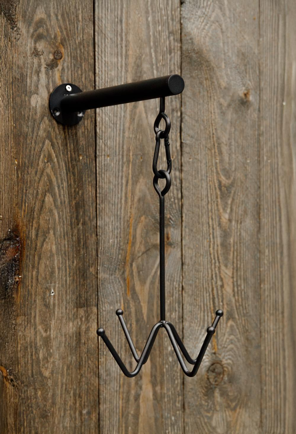 Kentucky Horsewear Bridle Hook 4 prong with wall attachment