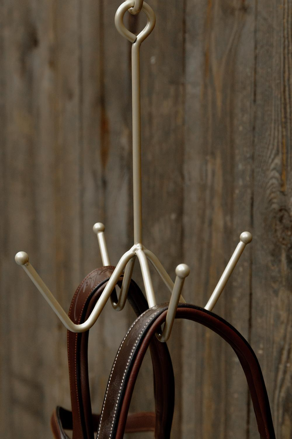 Kentucky Horsewear Bridle Hook 4 prong with wall attachment