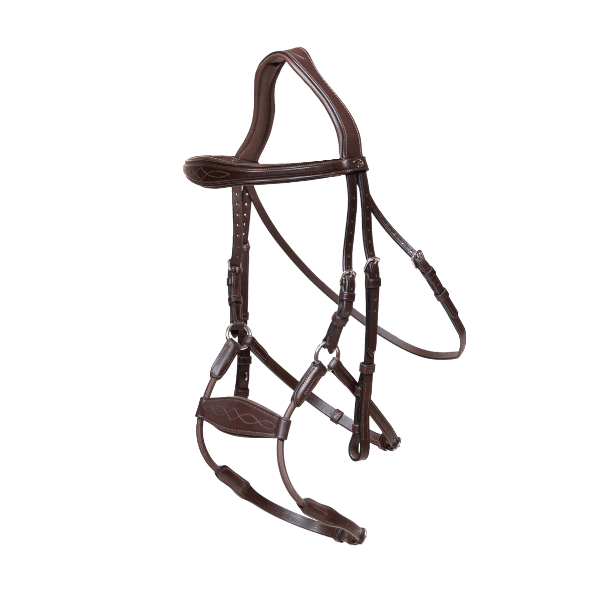 Dy'on New English Collection Elastic Hybrid Noseband Bridle