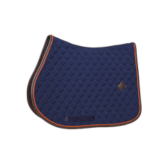 Kentucky Horsewear Saddle Pad Onion Quilt Neon Leather Jumping