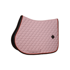 Kentucky Horsewear Saddle Pad Onion Quilt Neon Leather Jumping